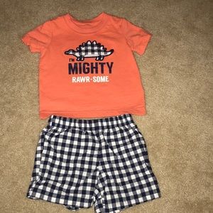 🛑SOLD 🛑 Carter’s T-shirt and short set